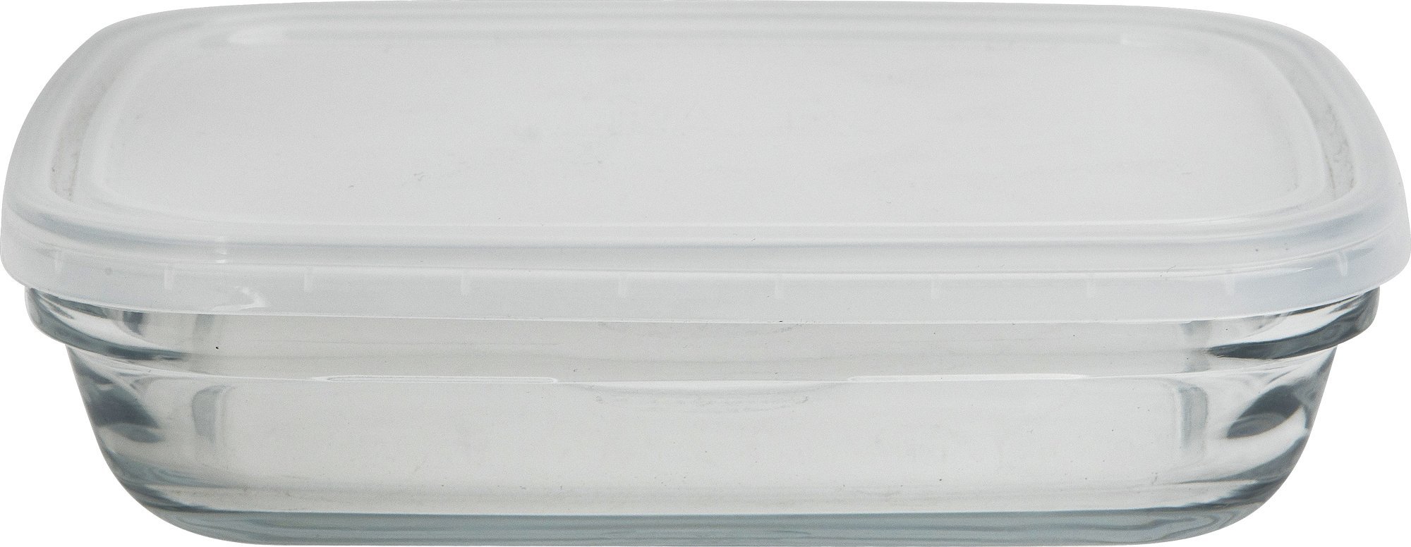 Fackelmann Szklany pojemnik na żywność 800 ml Freshbox Biały 40360