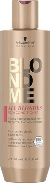 Schwarzkopf Schwarzkopf Professional Blond Me All Blondes Rich Odżywka 250ml
