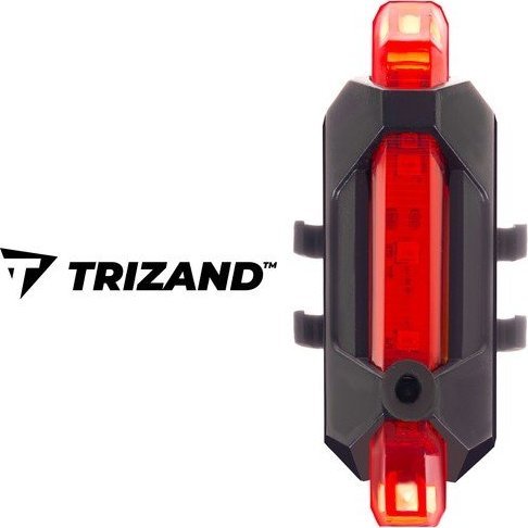Trizand Lampka rowerowa tylna USB