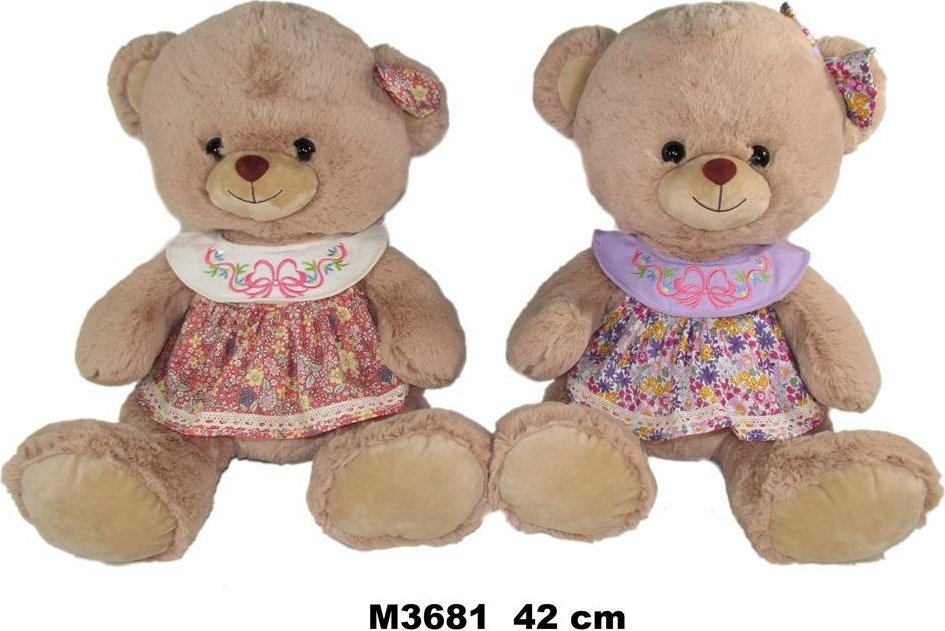Miś w ubranku 42cm MIX