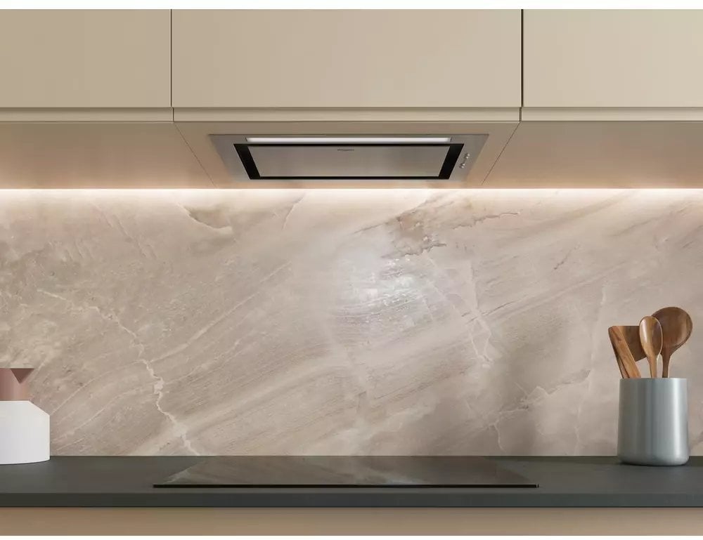 Okap Whirlpool Hood WCT3 63F LTX Built-in Energy efficiency class B Width 51.4 cm 430 m³/h Electronic LED Inox