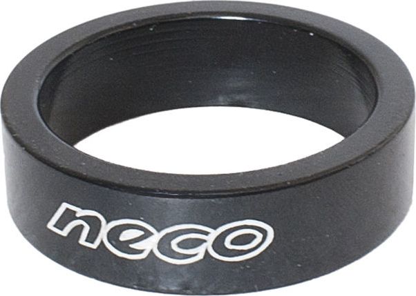 Neco Podkładka steru NECO 1,1/8" 10 mm aluminiowa czarna uniwersalny