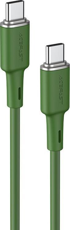 Kabel USB Acefast USB-C - USB-C 1.2 m Zielony (6974316280750)