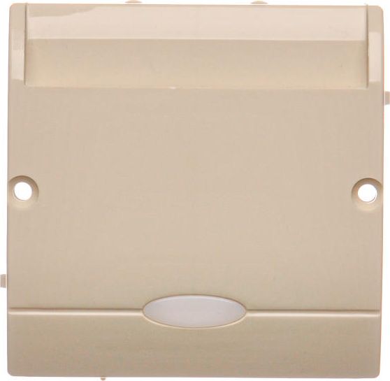 Kontakt-Simon Łącznik hotelowy z podświetleniem czerwonym 10A 250V beżowy (BMWH1.02/12)