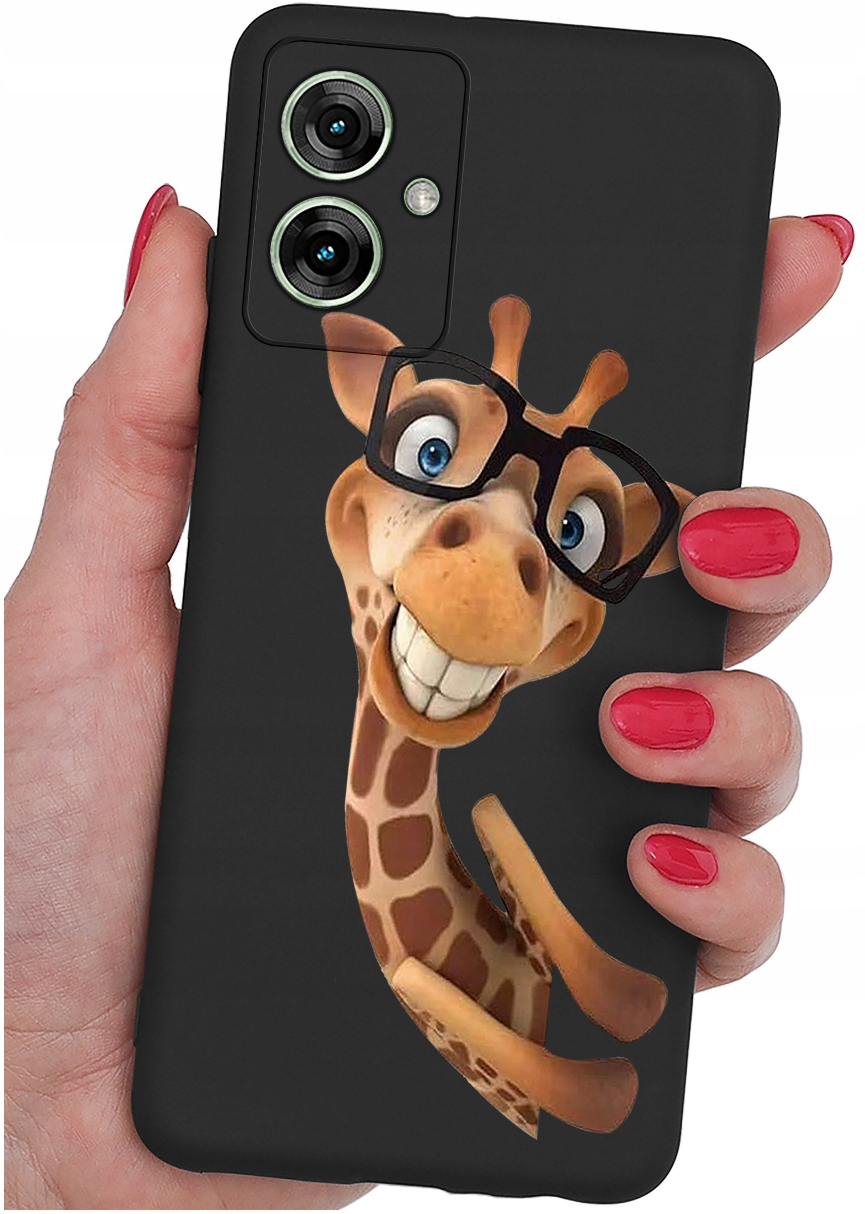 Etui do Motorola Moto G55 5G WZORY |SILIKONOWE MATT CASE + SZKŁO 9H