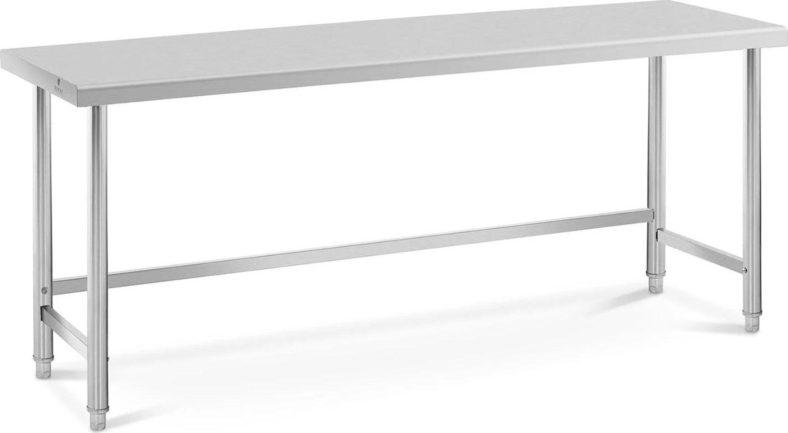Royal Catering Stół do kuchni stalowy nierdzewny 200 x 60cm Stół do kuchni stalowy nierdzewny 200 x 60cm