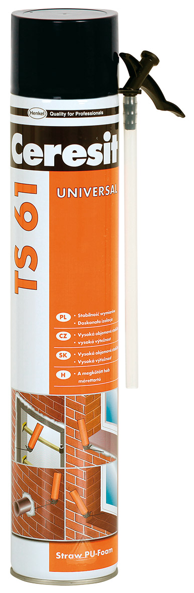 Ceresit Pianka budowlana TS61 poliuretanowa wężykowa niskoprężna 750ml