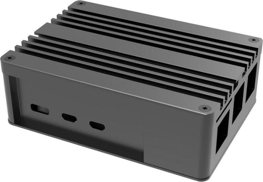 Akasa AKASA case Pi-5 Pro, pro Raspberry Pi 5, hliník, černá
