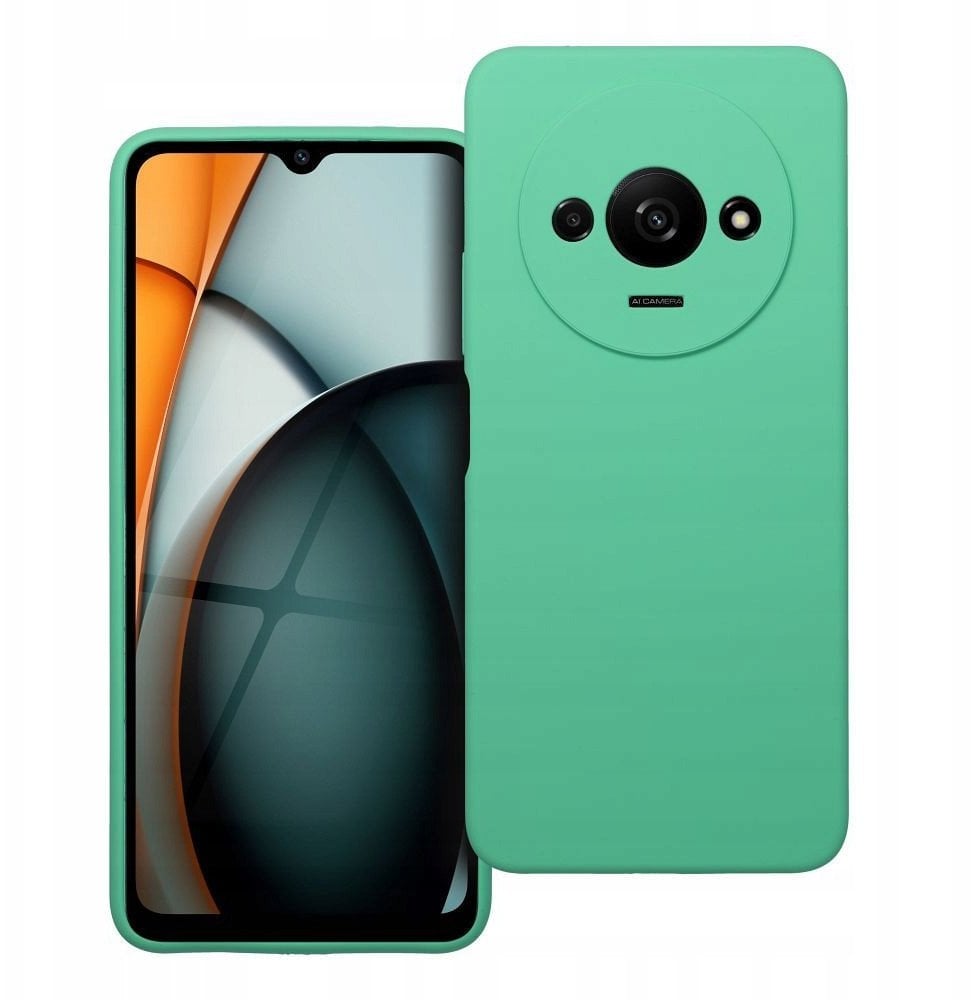Futerał SILICONE 2mm do XIAOMI REDMI A3 4G miętowy