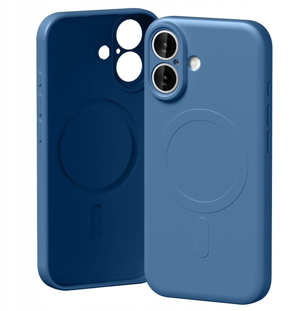 Etui Mercury Semi-Silicone MagSafe do iPhone 17 niebieski
