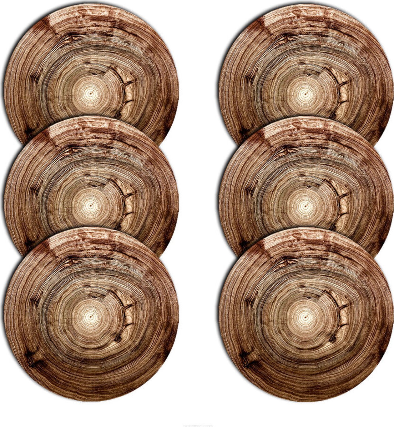 Bertoni Zestaw podkładek na stół okrągłych 6D - KEMPAS