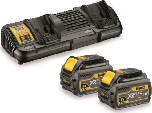 Dewalt DEWALT ŁADOWARKA DCB132 NA DWIE BATERIE + 2 x AKUMULATOR 54/18V 6,0/2,0Ah DCB546 DCB132T2-QW