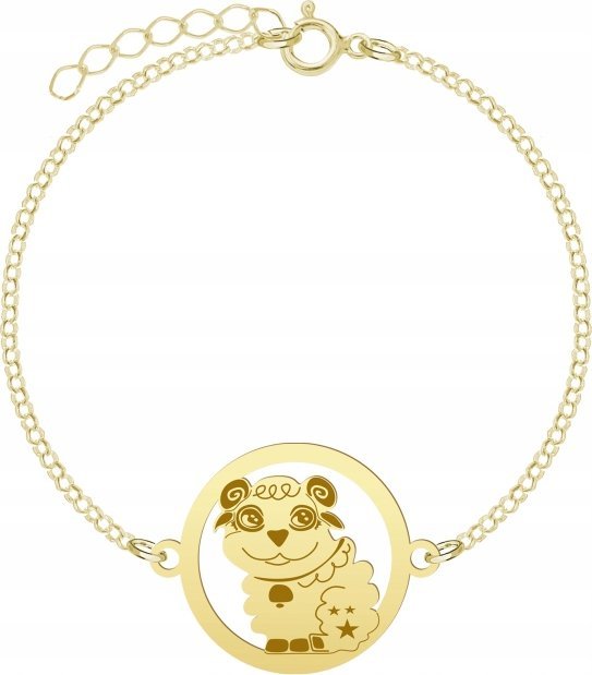 Radziszewska Jewellery Pozłacana Bransoletka CUTIE OWIECZKA DEDYKACJA