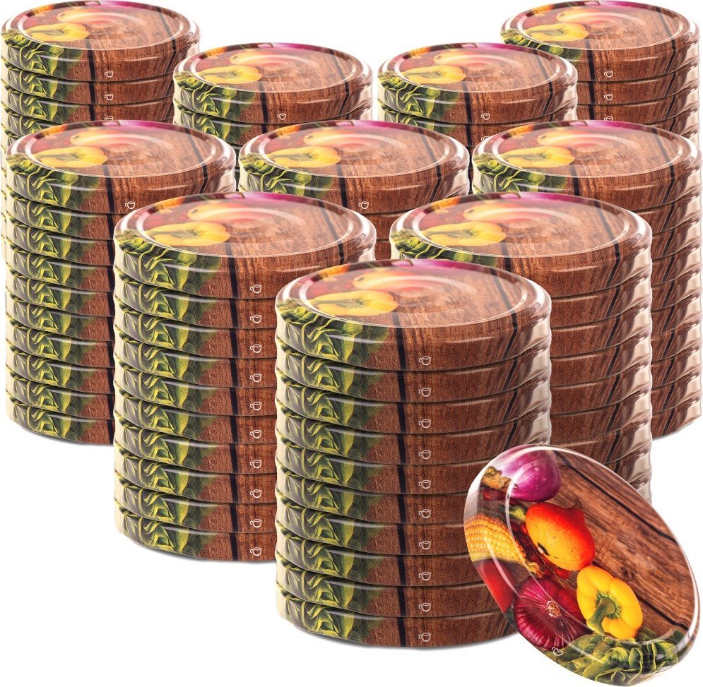 KADAX Zakrętki Do Słoików Wieczka Fi66 Zakrętka Nakrętki Na Słoiki Przetwory 100x