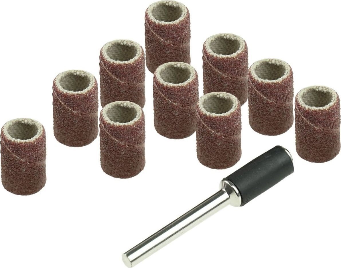 Dedra Taśma szlifierska 6.3mm,K60,K120, zestaw 11szt