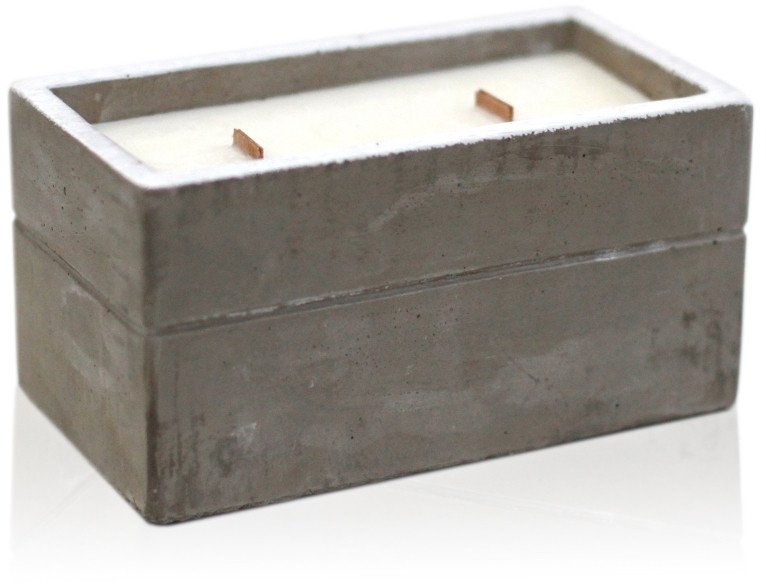 Świeczka w betonie - Drzewo Sandałowe