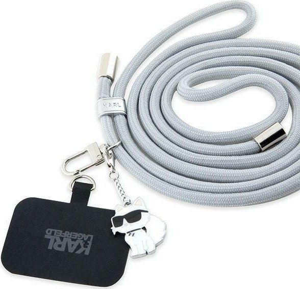 Karl Lagerfeld Karl Lagerfeld KLUCNMSCKIG Universal CBDY Cord pasek szary/grey