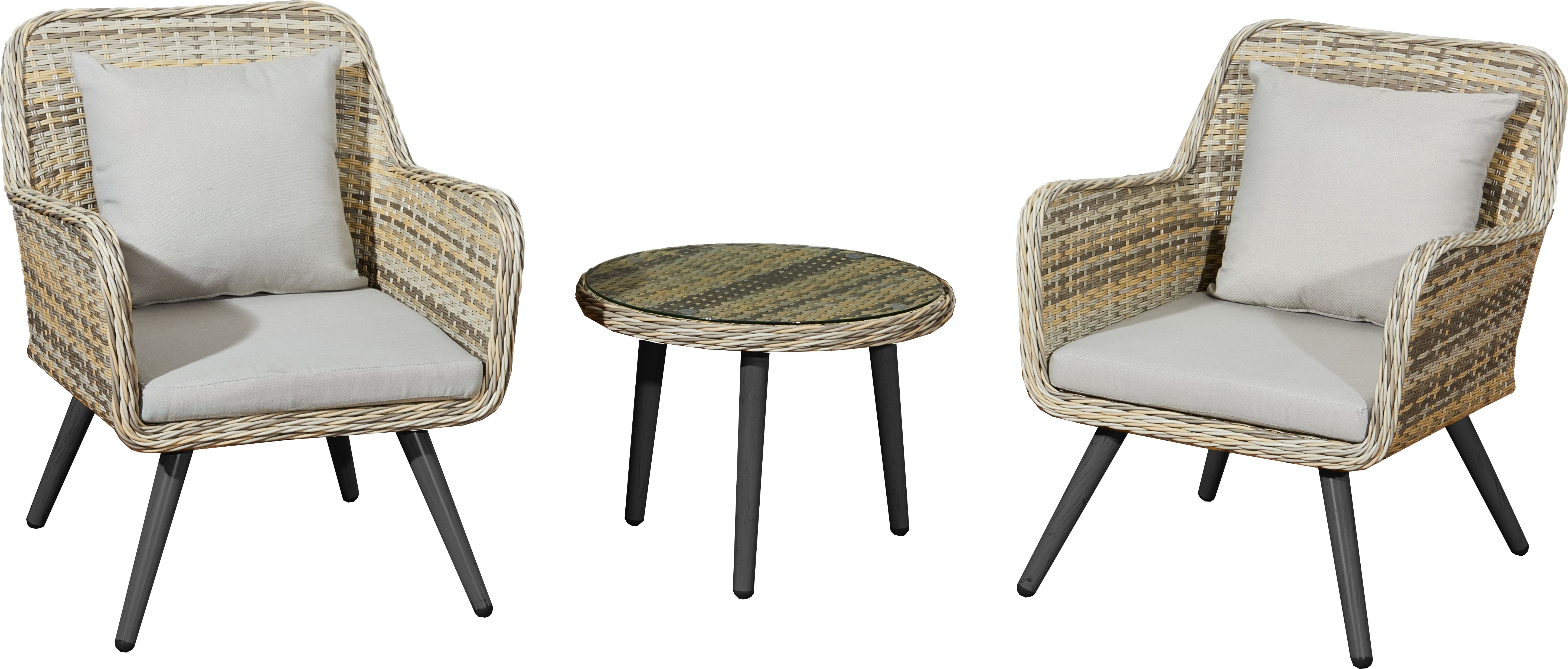 Bello Giardino Mały Zestaw Balkonowy Z Technorattanu Belicco