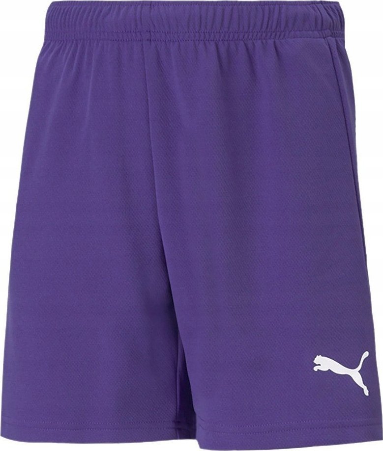 Puma Spodenki dla dzieci Puma teamRISE Short JR fioletowe 704943 10 140cm