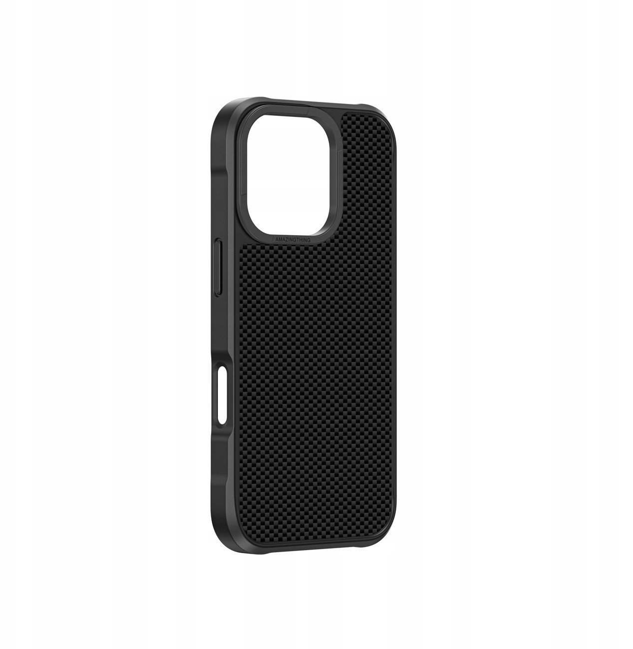 Etui pancerne AMAZINGTHING Titan Max Case z włóknami aramidowymi 600D do iPhone 16 Pro - czarne
