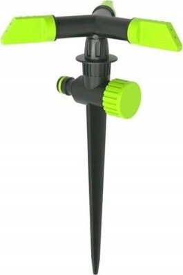 Stalco Zraszacz obrotowy trójramienny na szpilce ABS regulowany