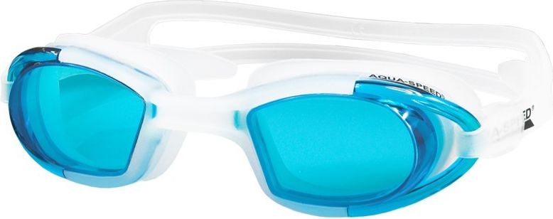 Aqua-Speed Okulary pływackie MAREA 61 biały/niebieski (40163)