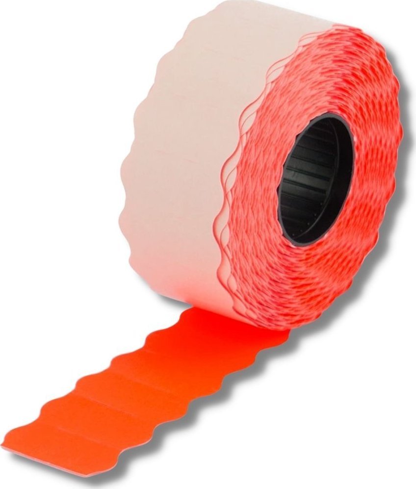 StudioCen Taśma do metkownicy I rz. fala-czerwona 5szt.