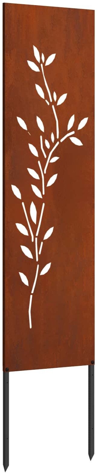 vidaXL Ekran zapewniający prywatność w ogrodzie Rdzawy 32 x 140 cm