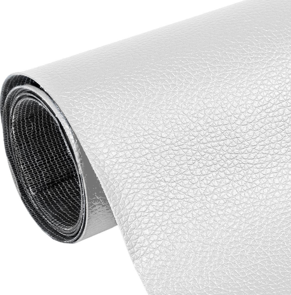 Samoprzylepna łata skórzana 200x137cm Biała