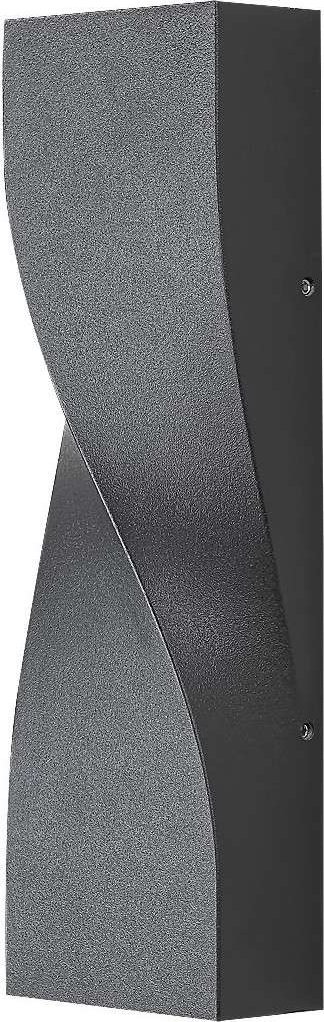 Kinkiet Rabalux Ścienna LAMPA elewacyjna FOLLINA 8154 Rabalux ogrodowa OPRAWA metalowa LED 11W 4000K kinkiet outdoor IP65 czarny