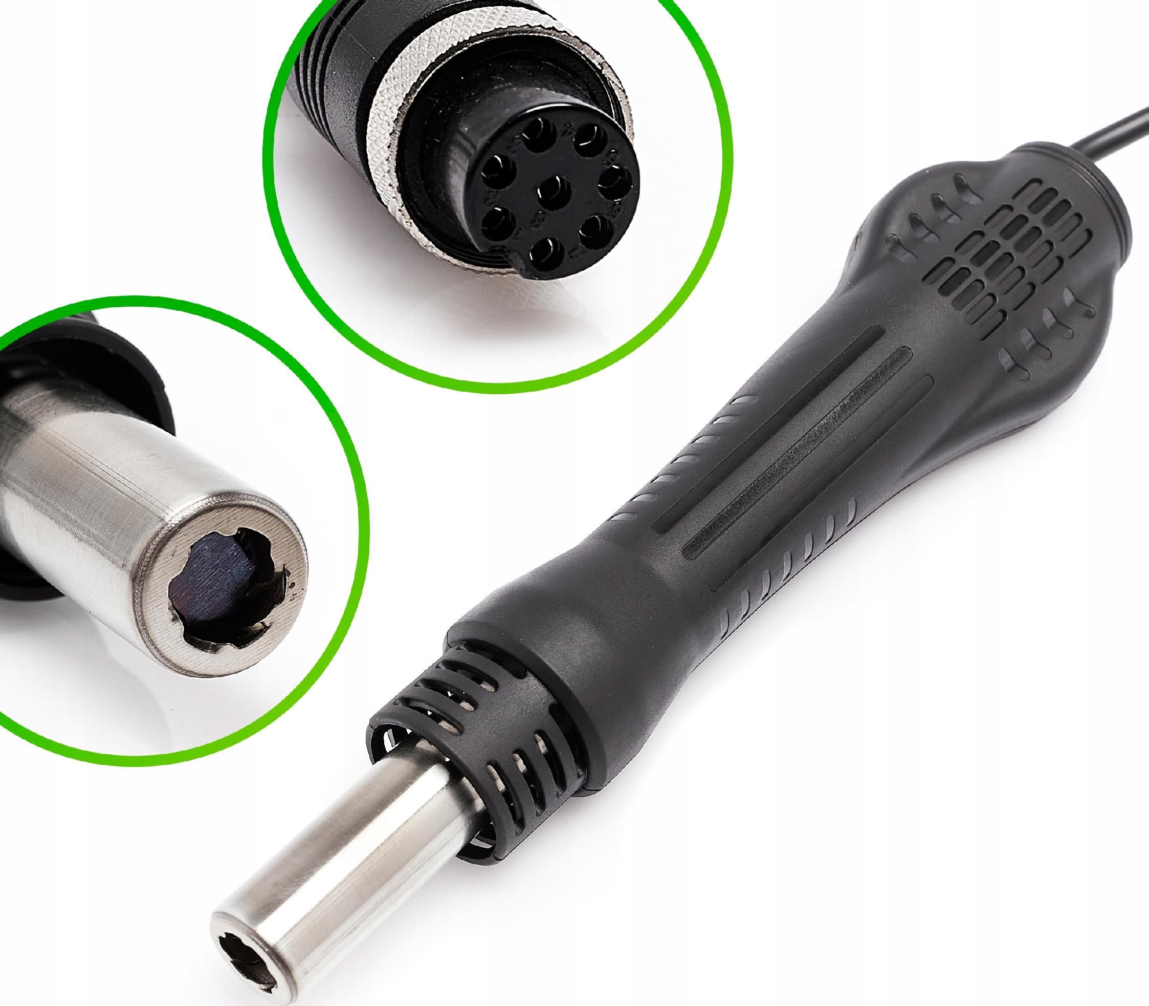 Techrebal Kolba Hot-Air 8-PIN do stacji z wentylatorem Techrebal 8586 / 858D