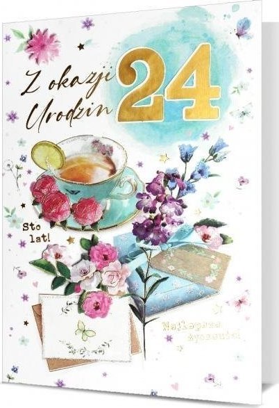 Pan Dragon Karnet B6 Urodziny (wymienne cyfry)