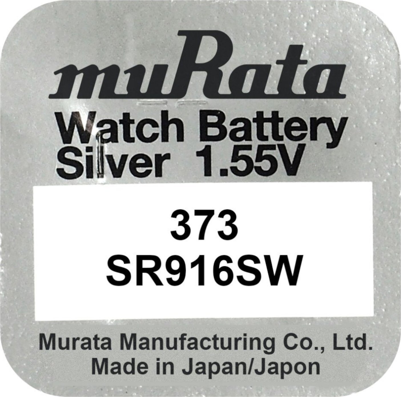 1x bateria SR916SW 373 1,5V murata