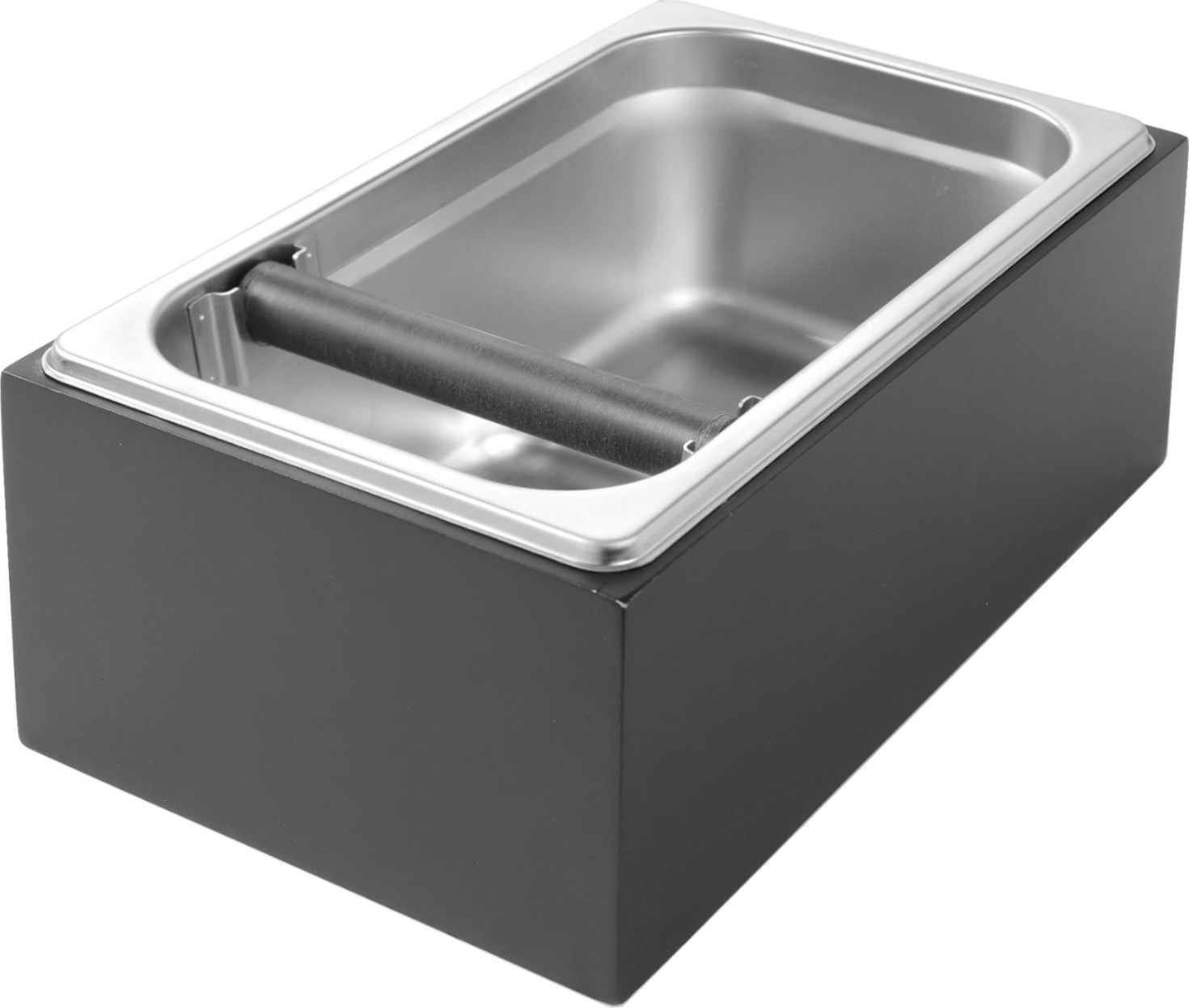 Hendi Odbijak pojemnik do fusów kawy GN 1/4 w drewnianej obudowie Odbijak pojemnik do fusów kawy GN 1/4 w drewnianej obudowie