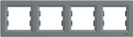 Schneider Electric Ramka 4-krotna pozioma stal (EPH5800462)