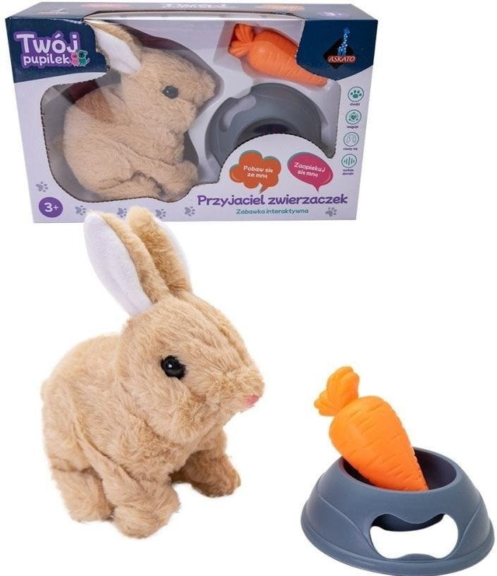 Króliczek na baterie z akcesoriami