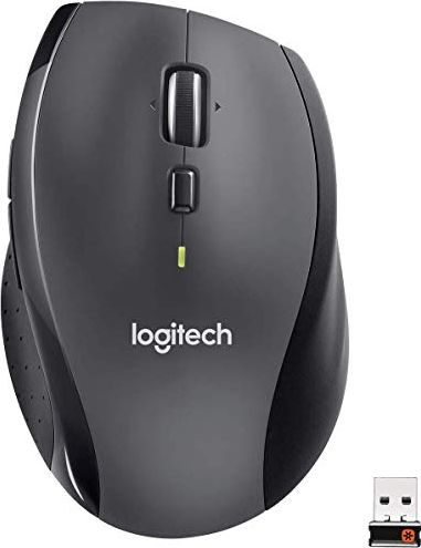 Mysz Logitech Mysz bezprzewodowa Logitech M705 Marathon, połączenie 2,4 GHz przez odbiornik USB Unifying, czujnik laserowy 1000 DPI, 3-letnia żywotnoś