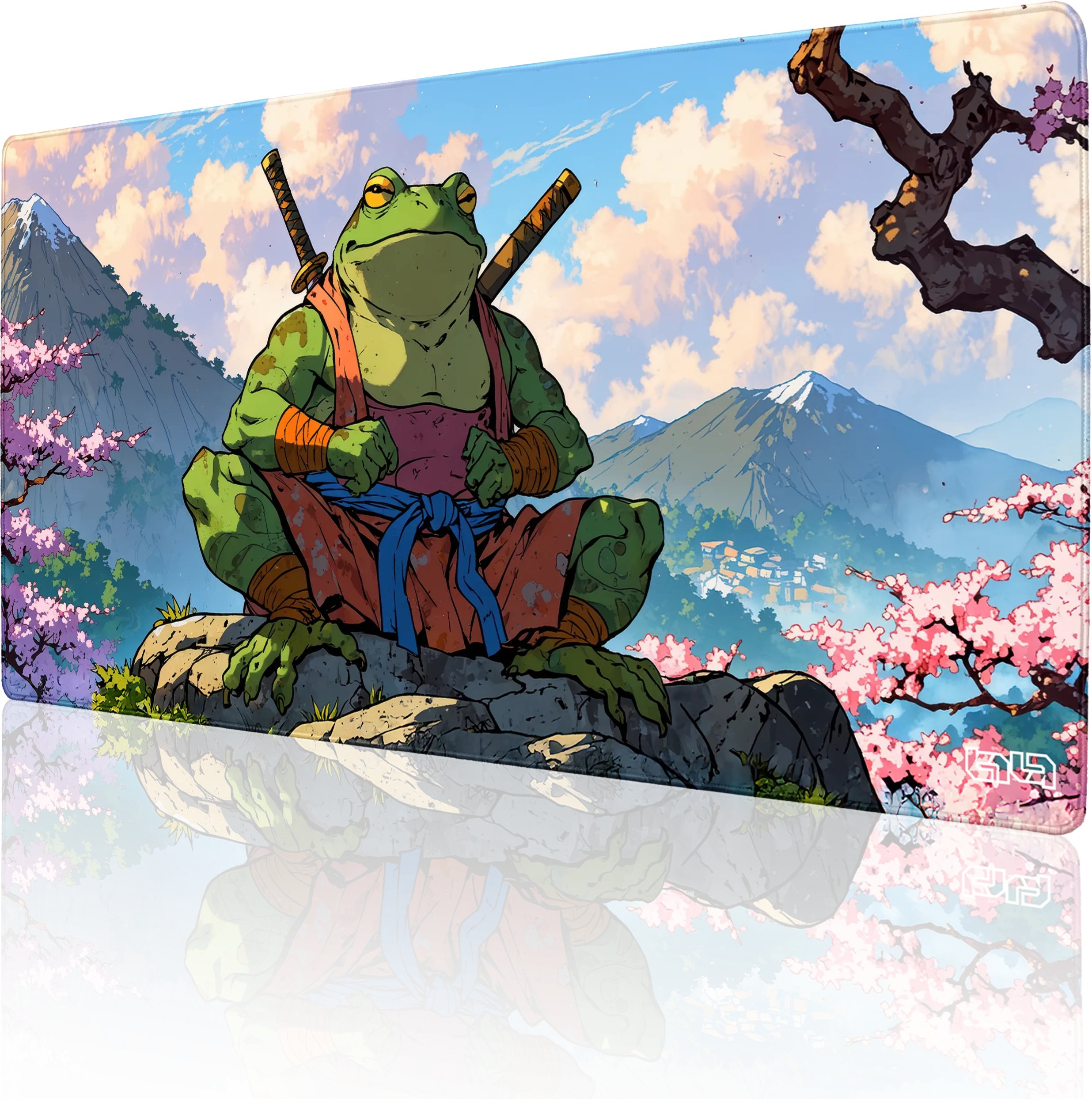 PODKŁADKA POD MYSZ MYSZKĘ Żabi Mędrzec 100x50 TILT Wytrzymała Duża