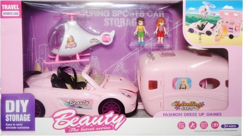 Samoch?d dla lalki z przyczep?