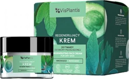 Vis Plantis Krem regenerujący do twarzy z awokado 50ml