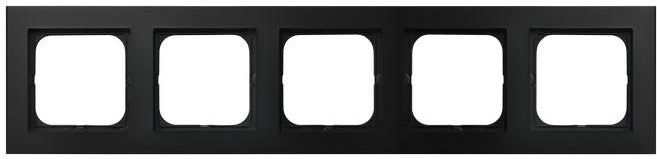 Ospel Ramka pięciokrotna Sonata czarny metalik (R-5R/33)