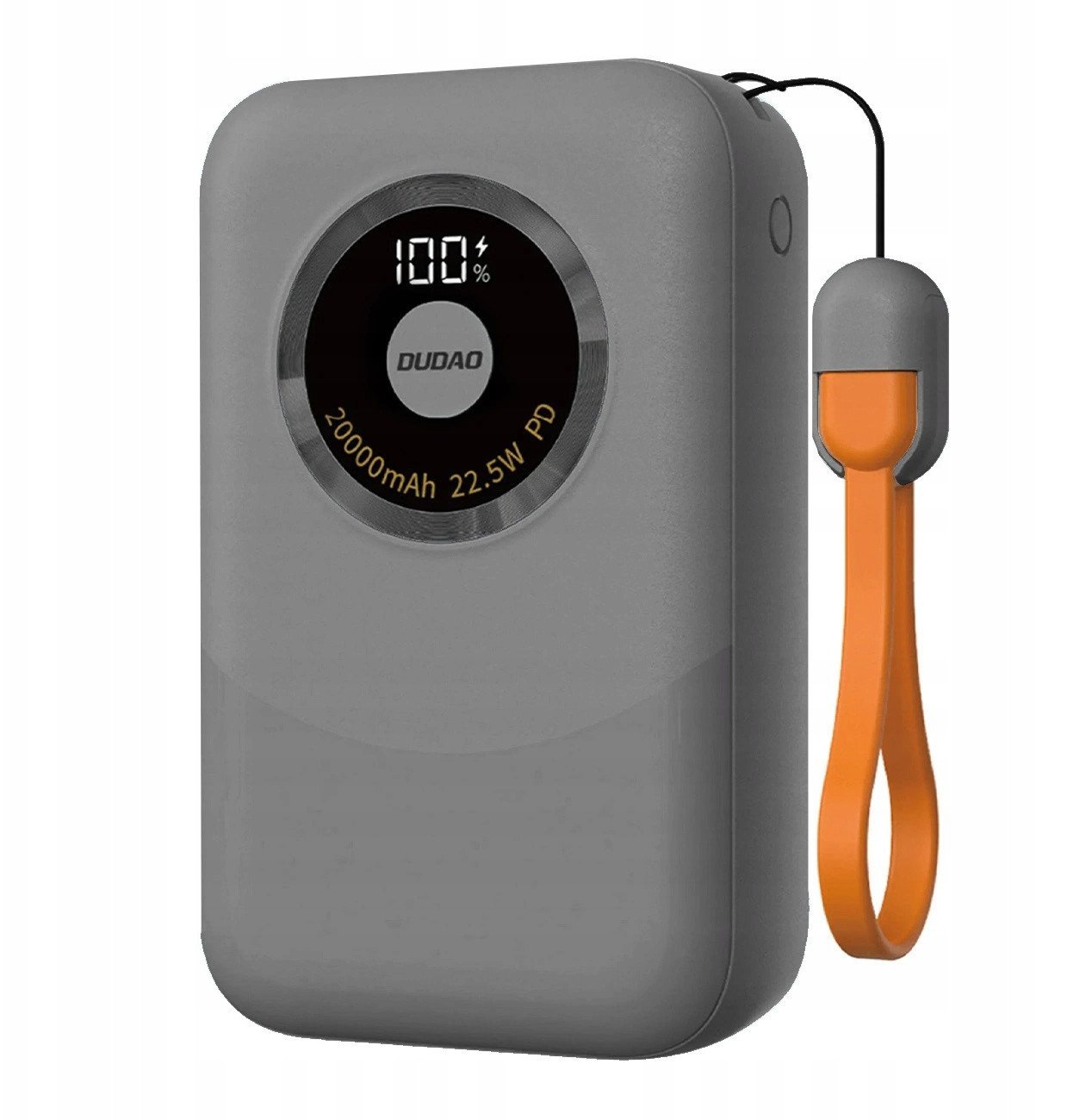 Powerbank Dudao K21 Mini 10000mAh 22.5W USB-A / USB-C - szary