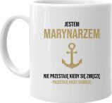 Koszulkowy Jestem marynarzem - kubek z nadrukiem