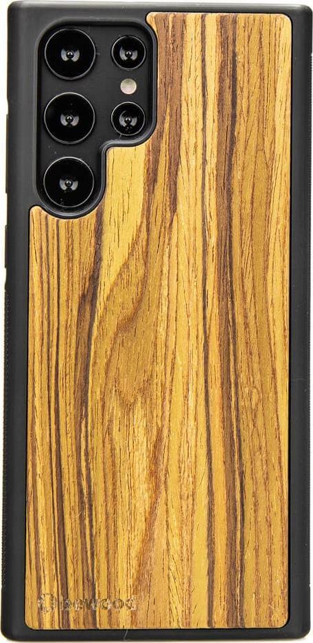 BeWood Drewniane Etui Samsung Galaxy S22 Ultra OLIWKA