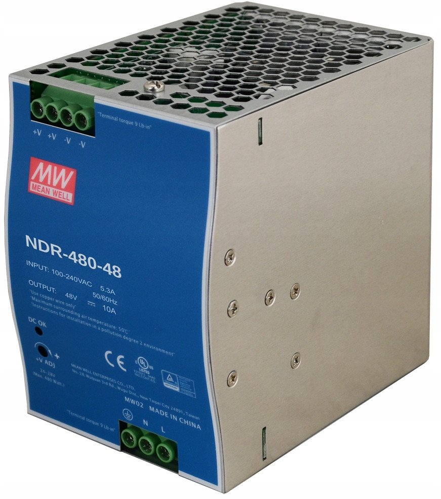MEAN WELL NDR-480-48 adapter zasilający/ inwentor 480 W