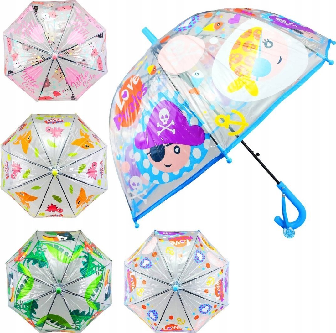 Teka Parasolka przeĽroczysta z grafik± MIX