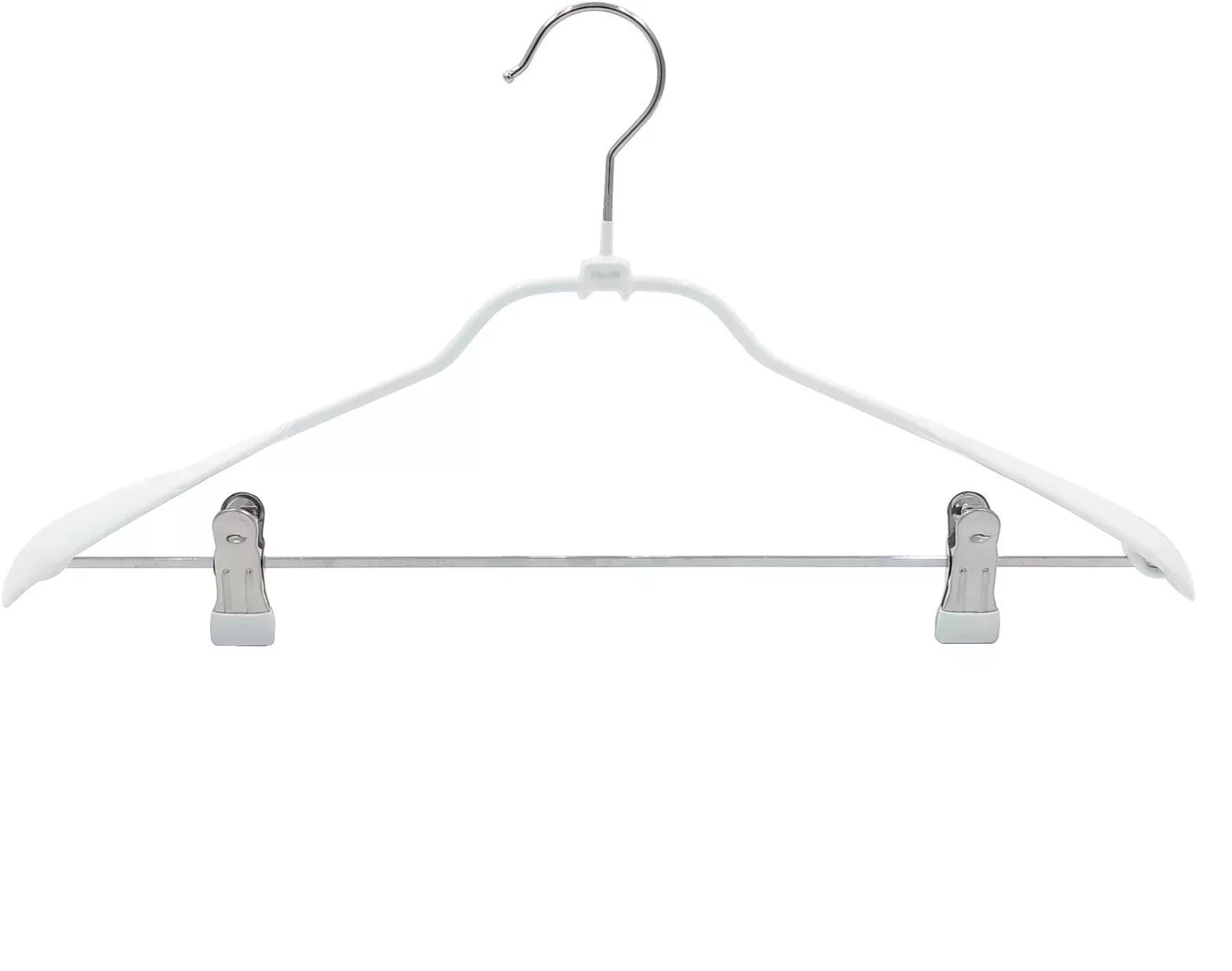 SAUBER Drebju pakaramais metala ar klipsiem un PVC parklajumu balts 4744561014309