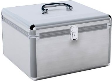 MediaRange Kufer na 300 płyt Srebrny (BOX76)