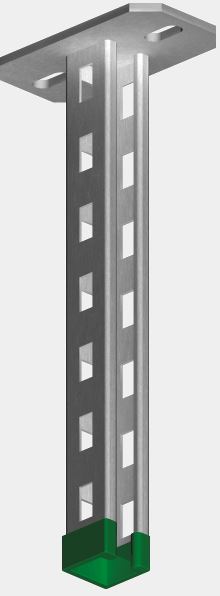 Baks Wspornik sufitowy WPCW/WPCO500N 500mm 750650