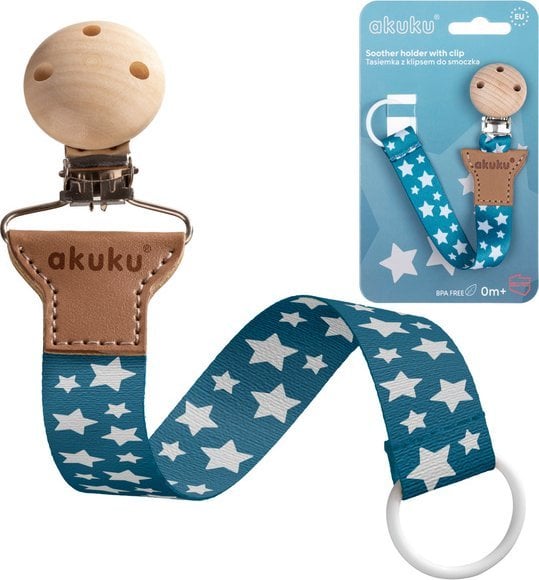 Akuku A0584 TASIEMKA DO SMOCZKA GWIAZDKI SREBRE